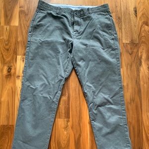 J.Crew men pants 33x34 dark grey- excellent condi